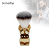 Natural Nylon Hair Straight Razor Shaving Brush
