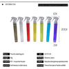 30ML Colorful Plastic Fine Mist Spray Bottle 