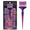 Barber Hair Color Applicator Kit Hair Tint Dyeing Brush for Perming Replaceable Head Dye Brush Set