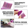 Barber Hair Color Applicator Kit Hair Tint Dyeing Brush for Perming Replaceable Head Dye Brush Set