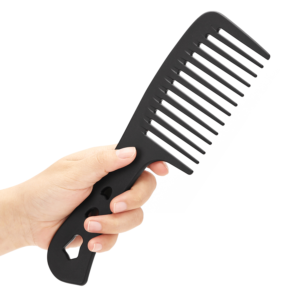 Wide tooth detangler comb