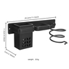 Barber Salon Bathroom Wall Mounted Hair Tool Organizer Hair Dryer Storage Holder