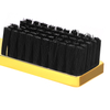 Custom Logo Gold Handle Nylon Bristle Brush Salon Barber Beard Styling Brush for Men
