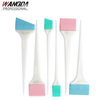 Hairdresser Dye Comb Hairdressing Salon Tool Silicone Hair Dye Color Brush 6 Piece Sets Hair Dye Brush Set