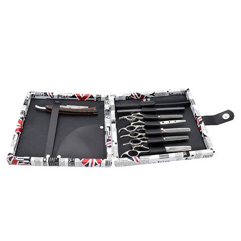 High Quality Hair Dresser Scissors Barber Box Holster Pouch Hair Styling Clip Comb Scissor Barber Leather Tool Bag