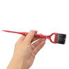 Hair Dye Coloring Brushes Hair Coloring Dyeing Kit Handle Salon Hair Bleach Tinting DIY Tool, Silver Grey