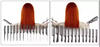 Professional Hair Brush Hairdressing Comb Antistatic Salon Barber Smoothing Hairdresser Cutting Hair with Comb
