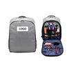 Private Label Portable Barber Bags With Multi Pockets Durable Nylon Foldable Hairdressing Tool Instruments In One Barber Bag