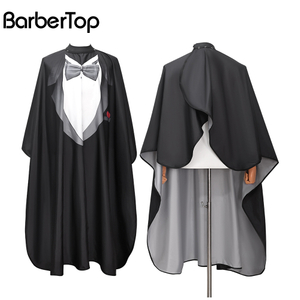 High Quality Black Hair Salon Shawl Waterproof Barber Capes Hair Cutting Cape for Adults
