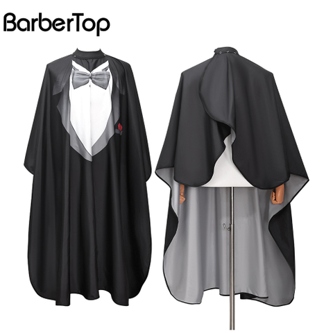 High Quality Black Hair Salon Shawl Waterproof Barber Capes Hair Cutting Cape for Adults