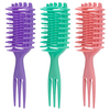 Sale Custom Logo Portable Detangling Comb Wavy Curly Hair Brush for Natural Hair