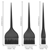 Professional Oil Straightening Detangle 3 pcs Set Color Hair Dye Brush for Women