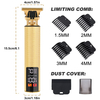 Electric Barber T9 Upgraded LCD Rechargeable Retro Oil Head Carving Electric Push Shear Pubic Hair Clipper Machine for Women