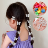 10pcs Hair Claws Braided Transparent Butterfly Small Hair Claw Clips Girls Hair Clamps Crab Barrettes Gripper Hair Accessories