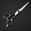 Professional Japan 440c steel 6 '' scissor Green gem hair scissors haircut thinning barber cutting shears hairdressing scissors