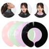 Stylist Cutting Collar Silicone Hair Dyeing Shawl Waterproof Neck Cape Wrap Cover Barber Hairdressing Hair Coloring Accessories