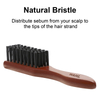 Barber Wood Handle Hairdressing Soft Hair Cleaning Brush Retro Neck Duster Broken Remove Comb Hair Styling Salon Tools