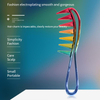 Wide Tooth Combs Colorful Electroplating Retro Oil Head Comb Men's Women Curly Detangle Hair Brush Hairdressing Styling Tool