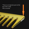 Barber shop electroplating gold hair comb anti-static entangled hair brush pointed tail comb professional salon barber tool