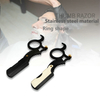 Straight Edge Barber Razor Haircut Beard Eyebrow Shaving Tool Manual Depilation Razor Hairdresser Trimming Blades Ring Shape