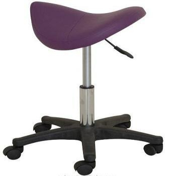 Salon Stool Equiment Furniture Adjustable Rolling Swivel Barber Saddle Seat Stool Chair Dental Saddle Chair