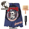 Men Salon Hairdressing Cape with Neck Duster Brush Set Hairstylist Apron Hair Cutting Accessories