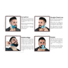 BellyLady Men Beard Shaping Styling Template Beard Hair Combs Men Shaving Tools Hair Beard Trim Template Barber Comb Style Brush