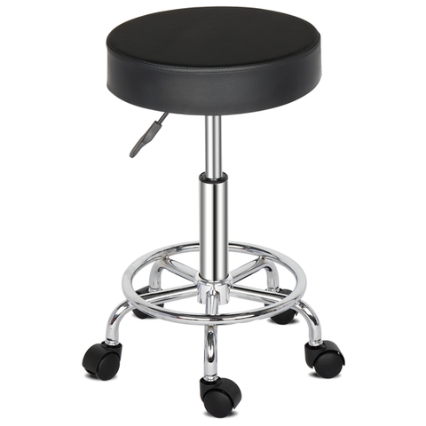 Round Stool Ha Ha Feet Rotation Bar Stool Chair Salon Spa Tattoo Facial Barber Chairs