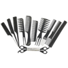 14Pcs Hair Scissor Hairdressing Scissors Kit Hair Cutting Cape Scissors Hairbrush Hair Clip Grooming Comb Barber Haircut Set