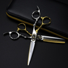 professional Japan 440c steel 6 inch Bull head hair cutting scissors haircut thinning barber cut shears hairdressing scissors