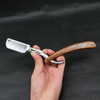 Men's Straight Hairdresser Folding Razor Hair Removal Stainless Steel Shaver Professional Shaving Head Barber Tools