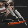 Senior Wood Handle Blade Shaving Razors Professional Barber Shaver Eyebrow Razor Men's Razor