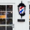 Barber Pole Light Rotating Rainproof Lighting Neon Signs Hair Salon Open Signs Mount Classic Red Stripes Outdoor