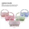 Wheat Straw Silicone Hair Brush Shampoo Brush Scalp Massager Comb Head Body Massage Scrubber