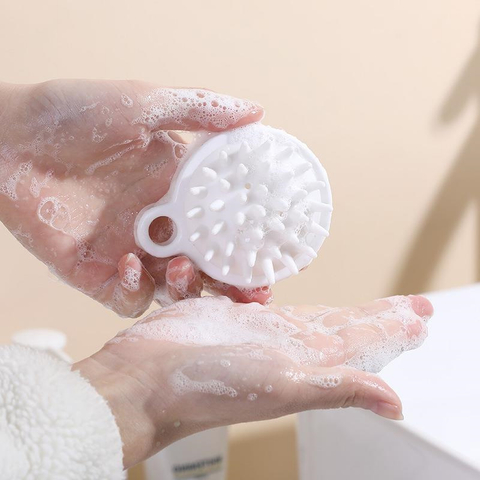 Silicone Head Body To Wash Clean Care Hair Root Itching Scalp Massage Comb Shower Brush Bath Spa Anti-Dandruff Shampoo