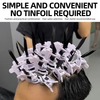 Salon Hairstyle Heat Resistant Clips Easy Use Curly Lightning Hair Perm Hairpins 