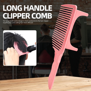 Men's Cutting Comb Daily Men's Styling Curved Edge Salon Positioning Comb Hair Cutting Comb