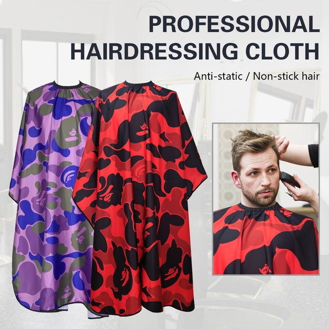 Barber Cape Wholesale Price Hairdressing Cape Gray Color Salon Custom Capes