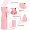 Salon Plant Fine Mist Spray Bottle Hair Comb Applicator Oil Bottle for Personal Care Hair Brush Comb Sets