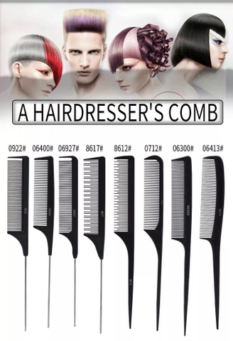 Black Hair Cutting Comb