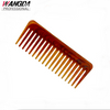 Plastic Wide Tooth Amber Hair Comb