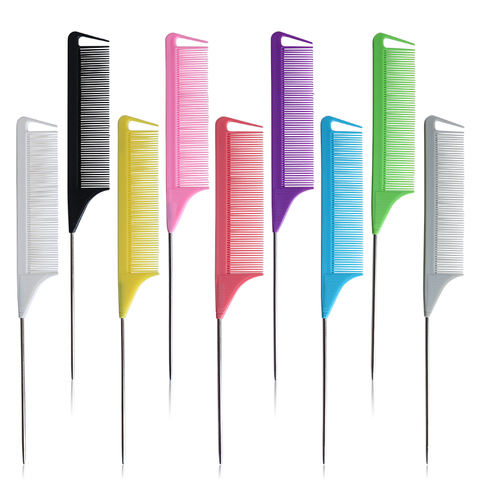 Telescopic fine-toothed coiling comb