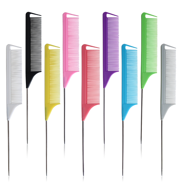 Telescopic fine-toothed coiling comb