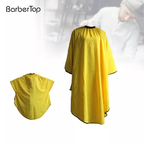 Yellow Soft Polyester Hairdressing Cape