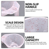 Professional Salon Beauty Colorful Hair Tinting Dyeing Mixing Bowl with Non-slip Handle