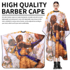Hair Salon New Pattern Logo Haircut Yellow Apron Hairdresser Custom Barber Capes