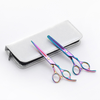 Scissors Hair 5.5'' Barber Hair Cutting Scissors Thinning Shears Hairdresser Scissors Set Add Bag Silver