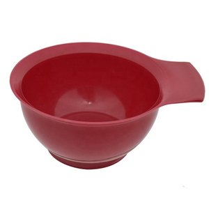Salon Accessories Plastic Cream Color Hair Dye Tint Bowl Color Mixing Bowls for Barber Salon