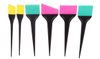 Hairdresser Dye Comb Hairdressing Salon Tool Silicone Hair Dye Color Brush 6 Piece Sets Hair Dye Brush Set