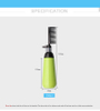Hair Comb Bottle Hair Dye Comb Hair Dye Bottle Press Shampoo Bottle Professional Salon Tool